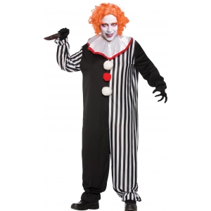 Killer Clown Costume - Mens Halloween Costumes